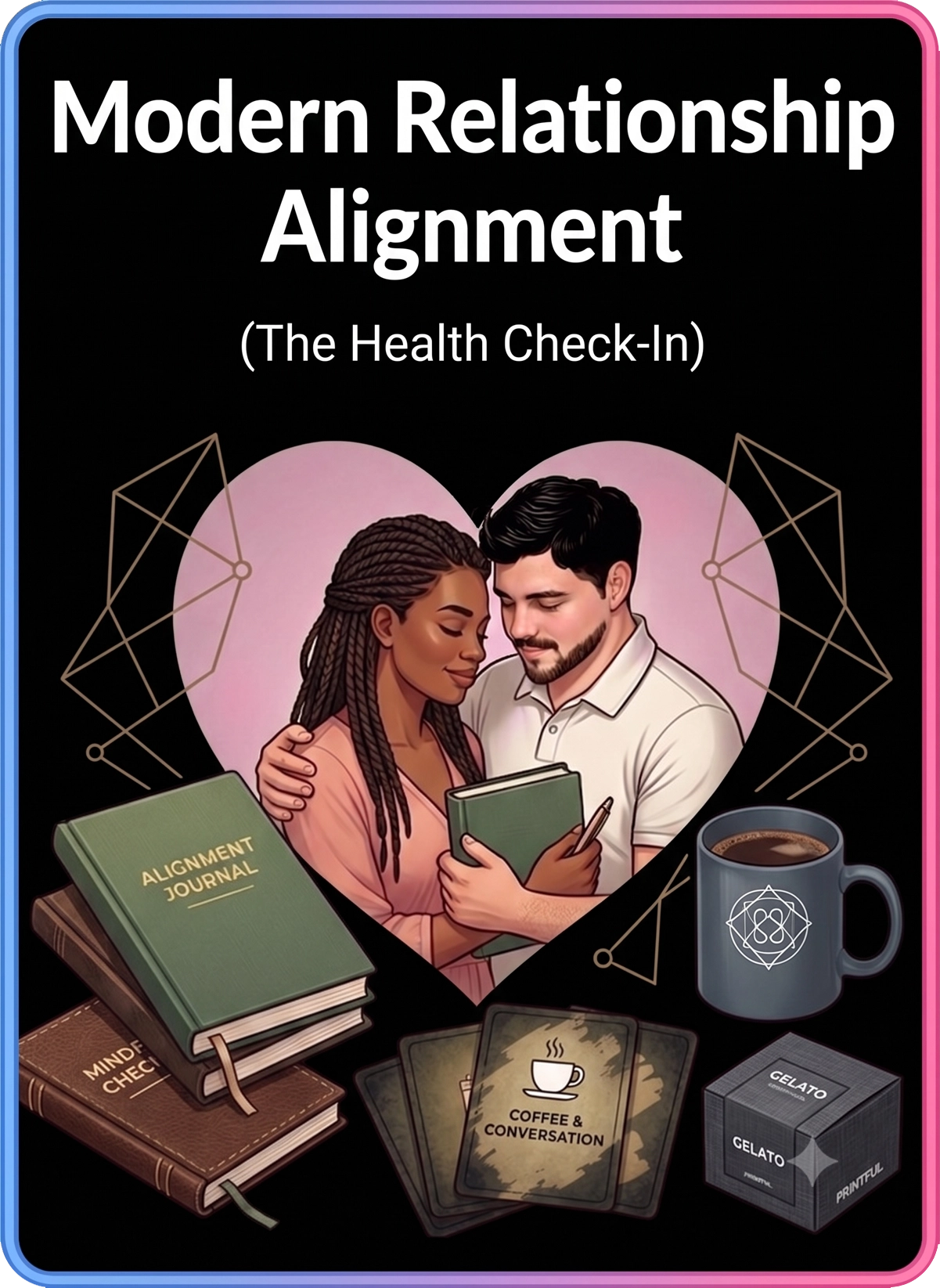 Modern Relationship Alignment card deck preview for couples intimacy health check-ins
